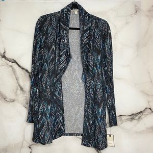 🔺LAST CHANCE🔺 NWT Dana Buchman Open Front Sweater